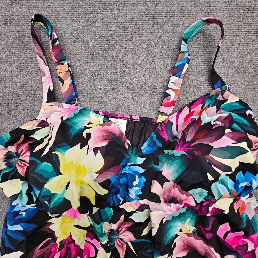 Swim Solutions vibrant floral